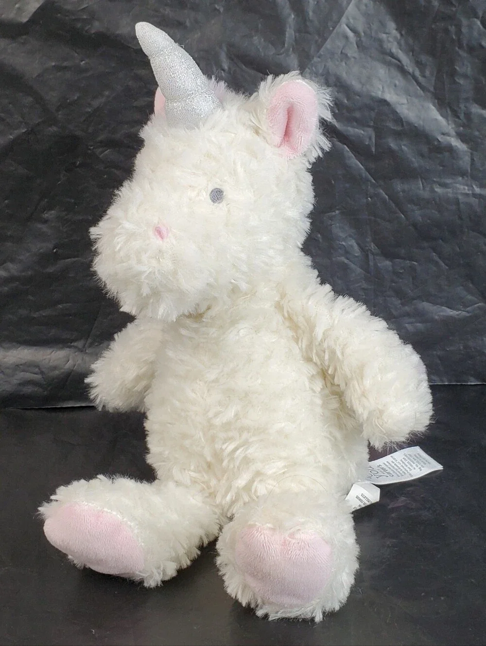 Just One You Carters Unicorn Shaggy Stuffed Animal Plush Baby Toy - GUC